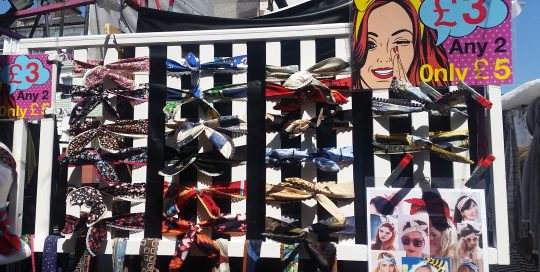 Fashion accessories and jewellery at Portobello Green Market